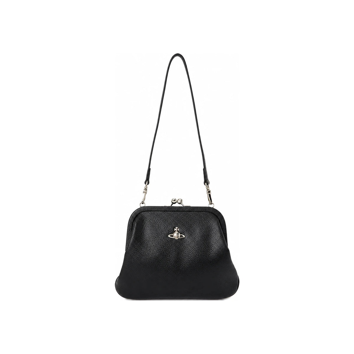 Vivienne Westwood Black Leather Women’s Clutch Bag