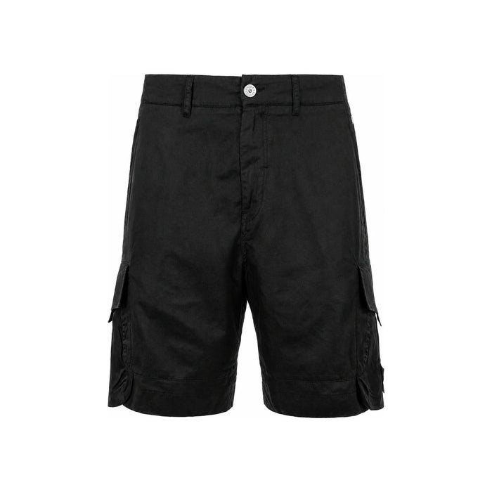 STONE ISLAND Shadow Project Black Cargo Shorts 7619L0328 V2029