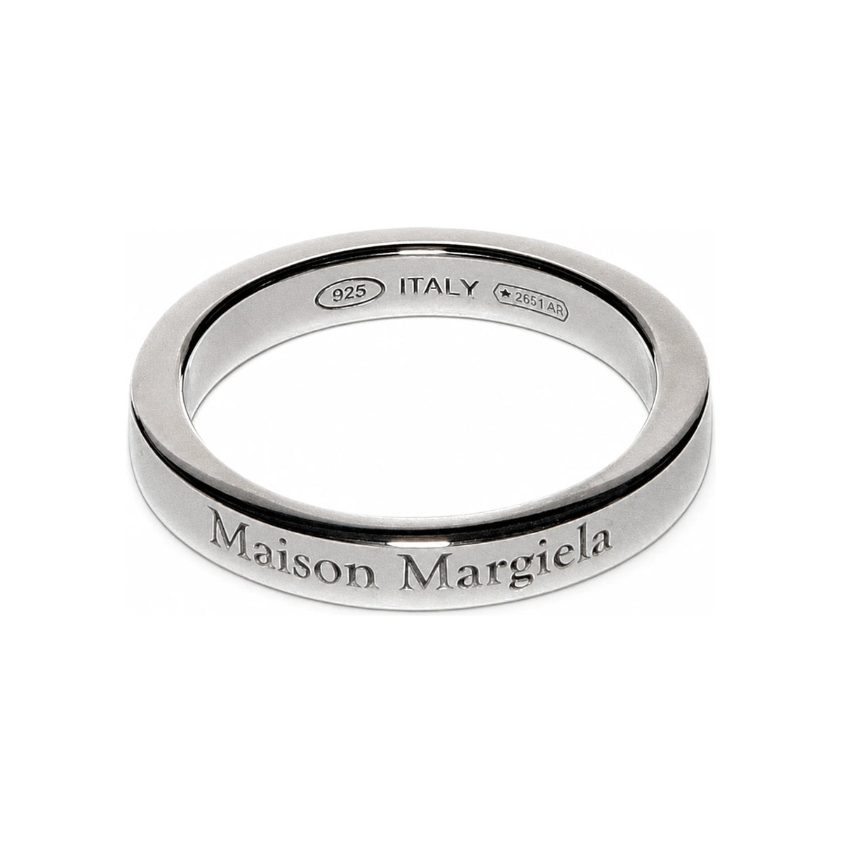 Maison Margiela Silver Logo Unisex Ring