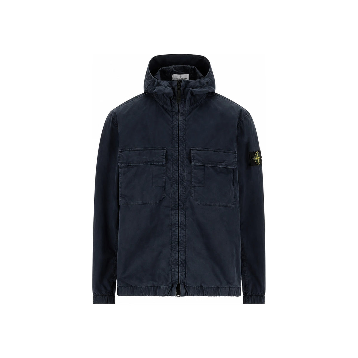 STONE ISLAND Nylon Overshirt Jacket Charcoal Men