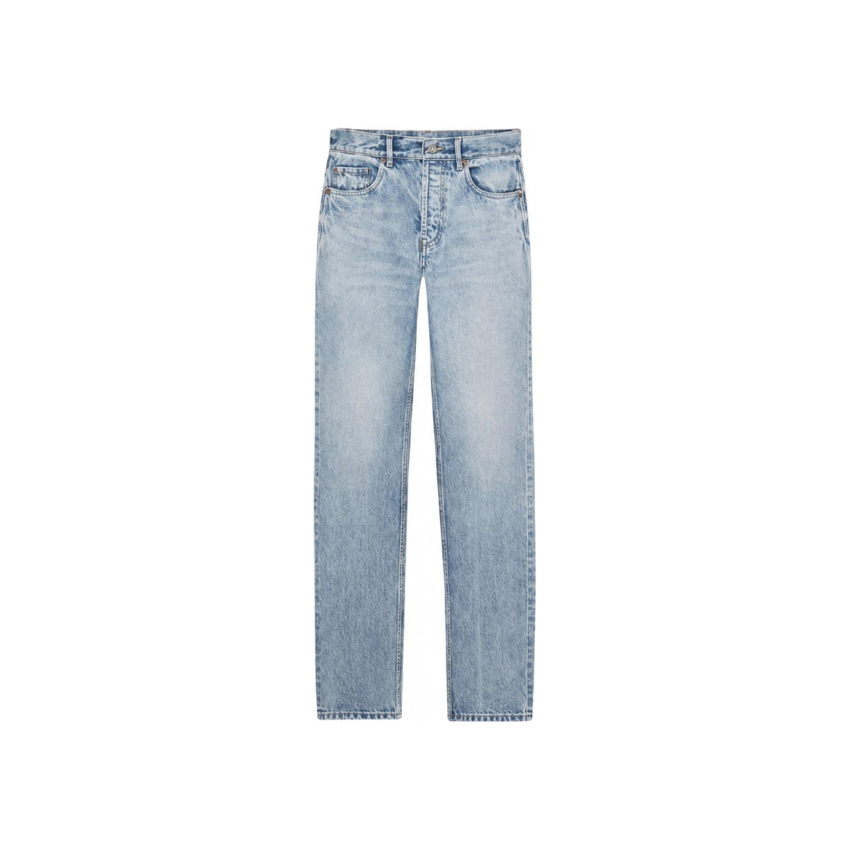 Saint Laurent South Blue Straight Leg Denim Jeans
