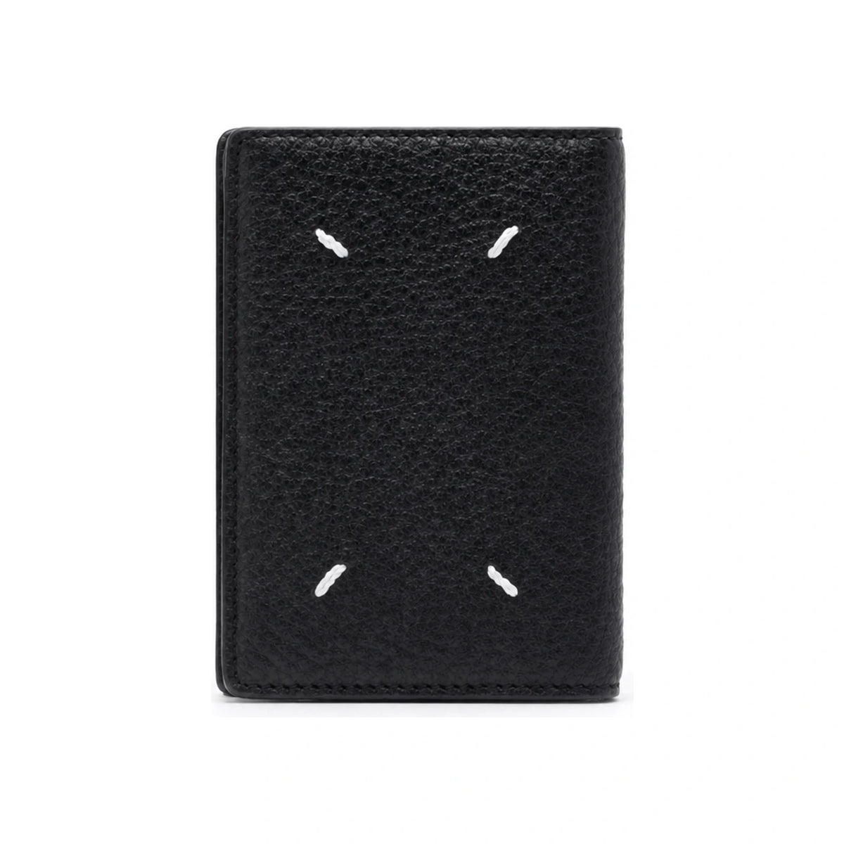 Maison Margiela Leather Bifold Wallet Unisex Black