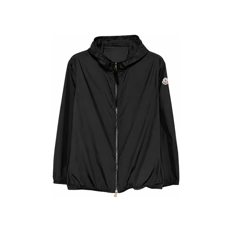 Moncler Black Lightweight Windbreaker Jacket for Women