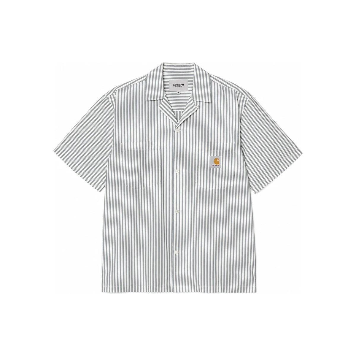 CARHARTT WIP LEAVEL Stripe Short Sleeve Shirt for Men I036203 3K5XX