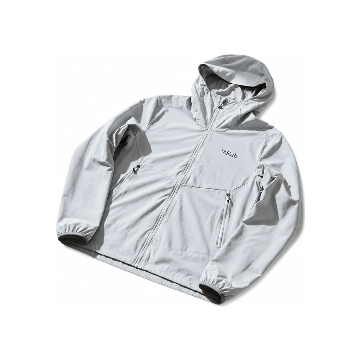RAB Light Zinc Borealis Hooded Jacket for Men QWS76 LZN