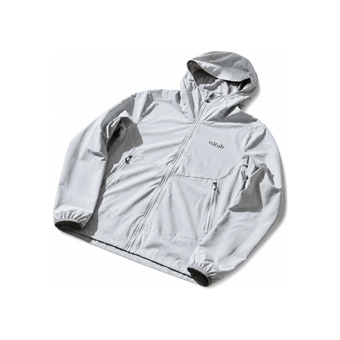 RAB Light Zinc Borealis Hooded Jacket for Men QWS76 LZN