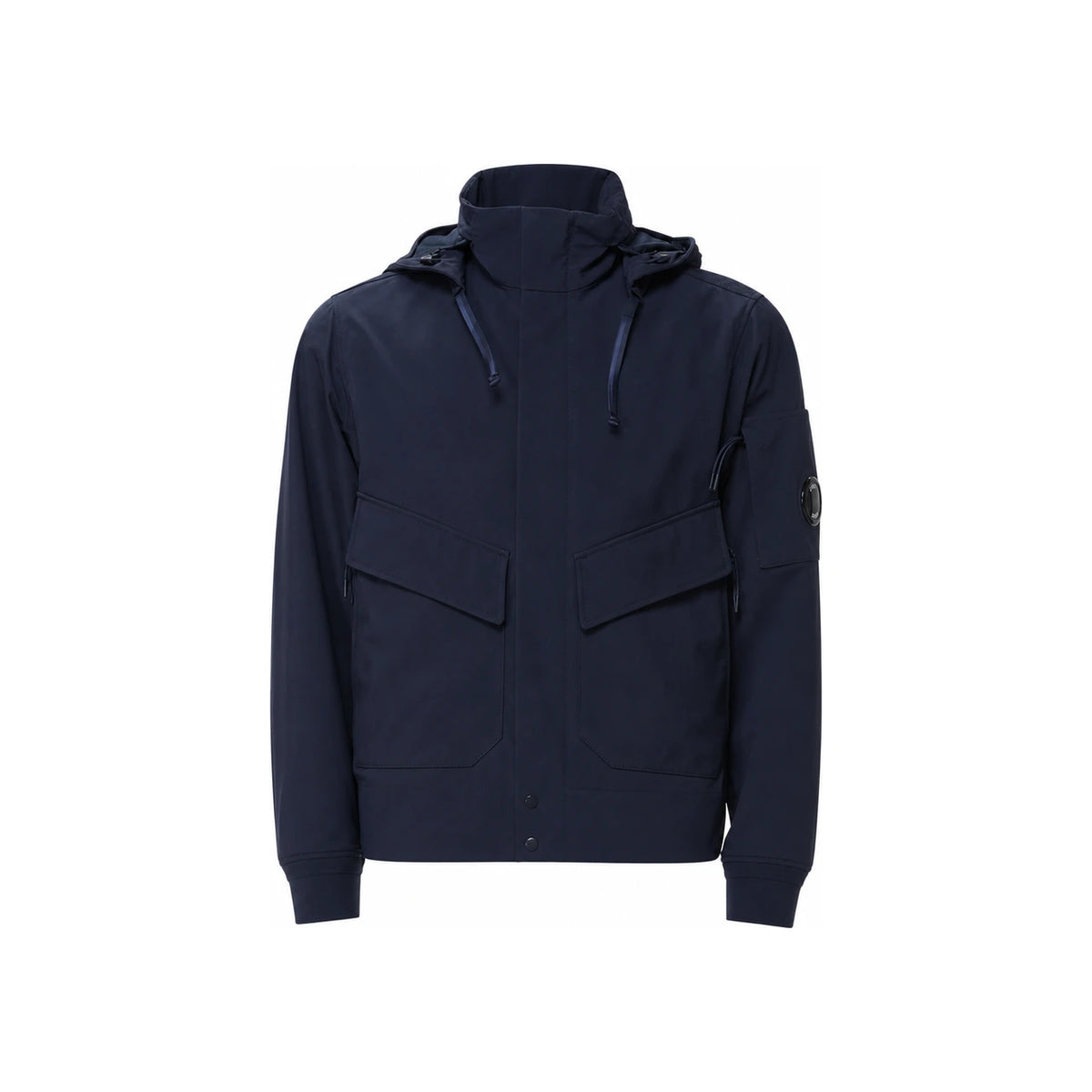 CP Company Shell-R Hooded Jacket with Lens Badge for Men 20CMOW001A 999