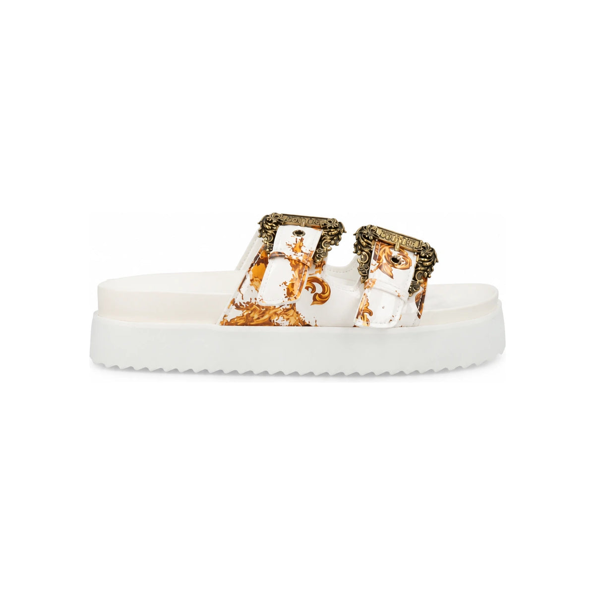 Versace Baroque Buckle Arizona Sandals 80VA3SM1 ZS366 G03