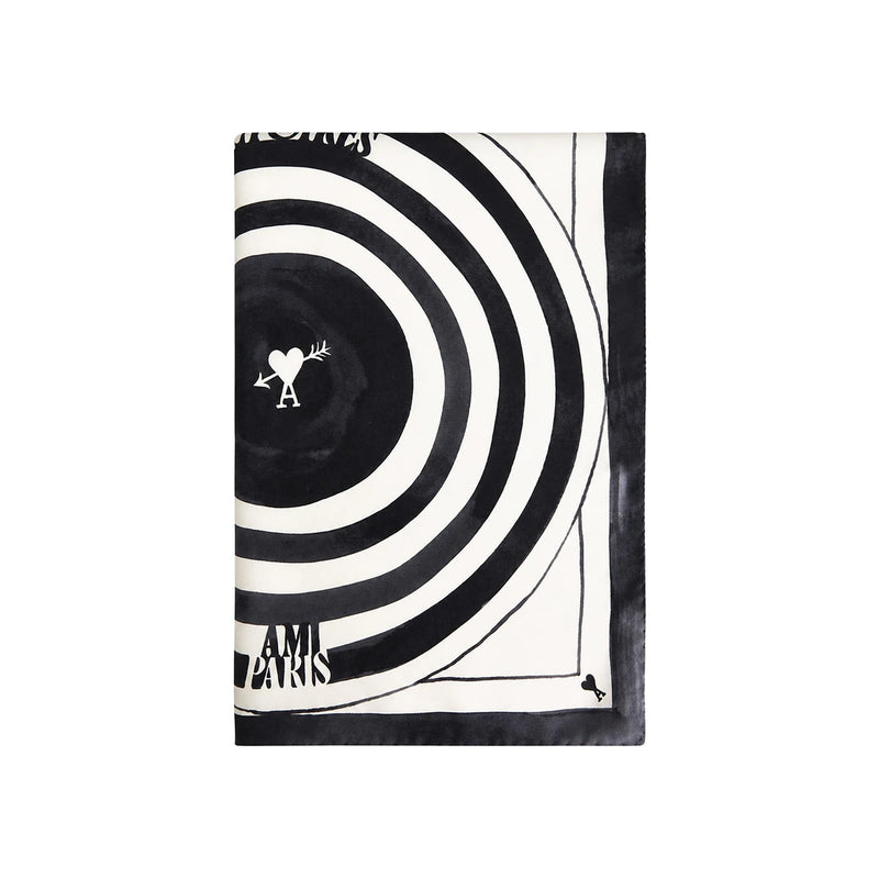 AMI Unisex Place de Victoire Silk Scarf USF689 AW0032 001
