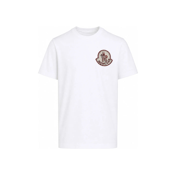 Moncler Big Logo Print T-Shirt White 8C000 34 89B8U 00A