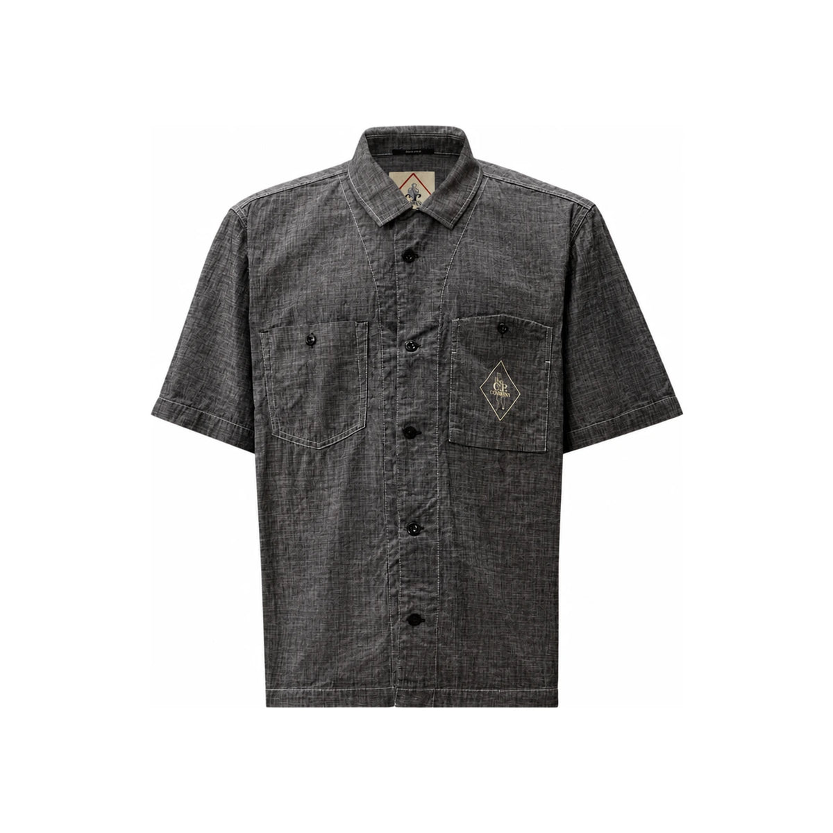 CP Company Men's Chambray Short Sleeve Shirt