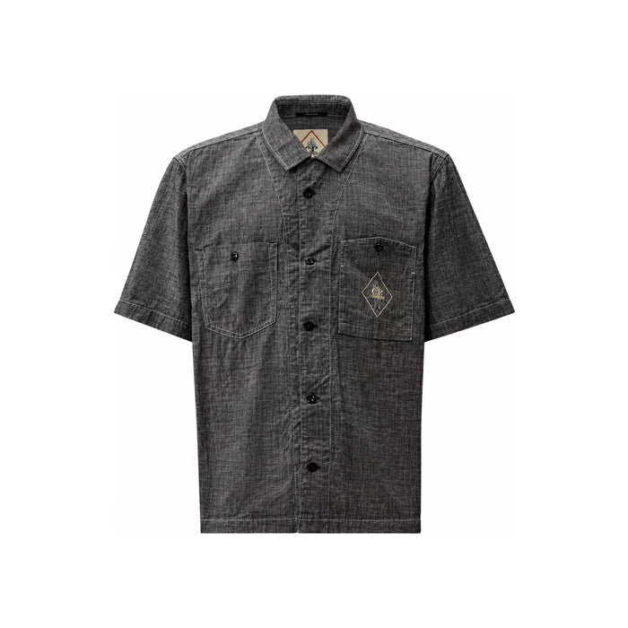 CP Company Men's Chambray Short Sleeve Shirt