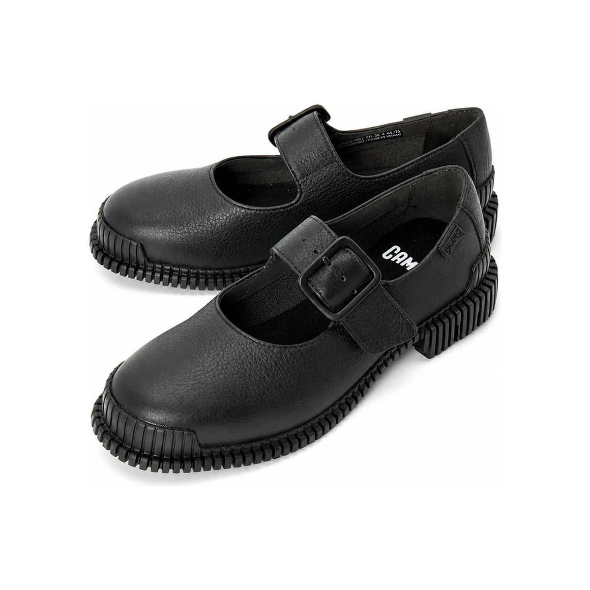 Camper Pix Women’s Leather Ballet Flats Black