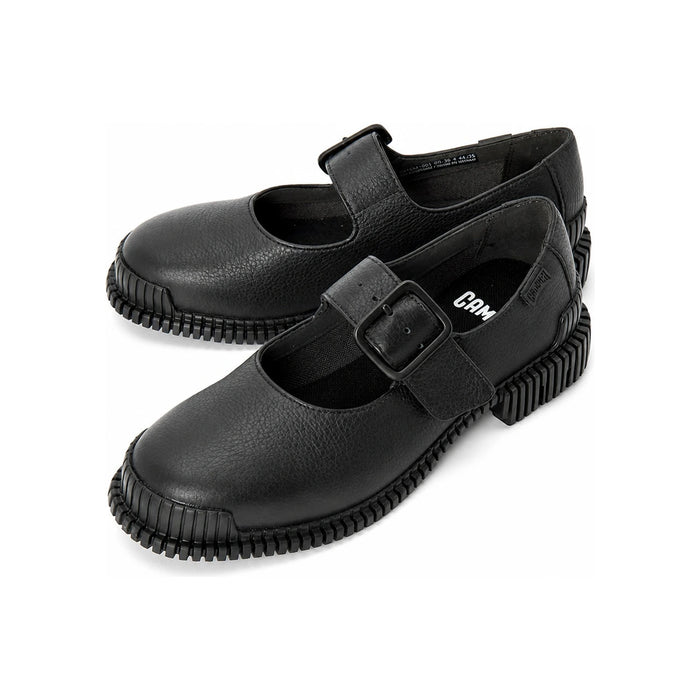 Camper Pix Women’s Leather Ballet Flats Black
