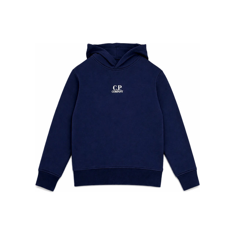 CP Company Blue Goggle Lens Small Logo Women’s Hoodie 20CKSS003C 00LCA69 878