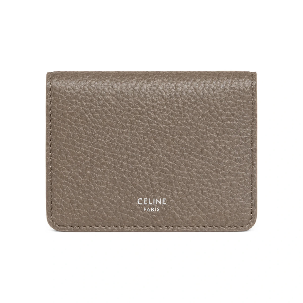 CELINE Bifold Card Holder Grain Calfskin Suri Black L100J2X98 09SR