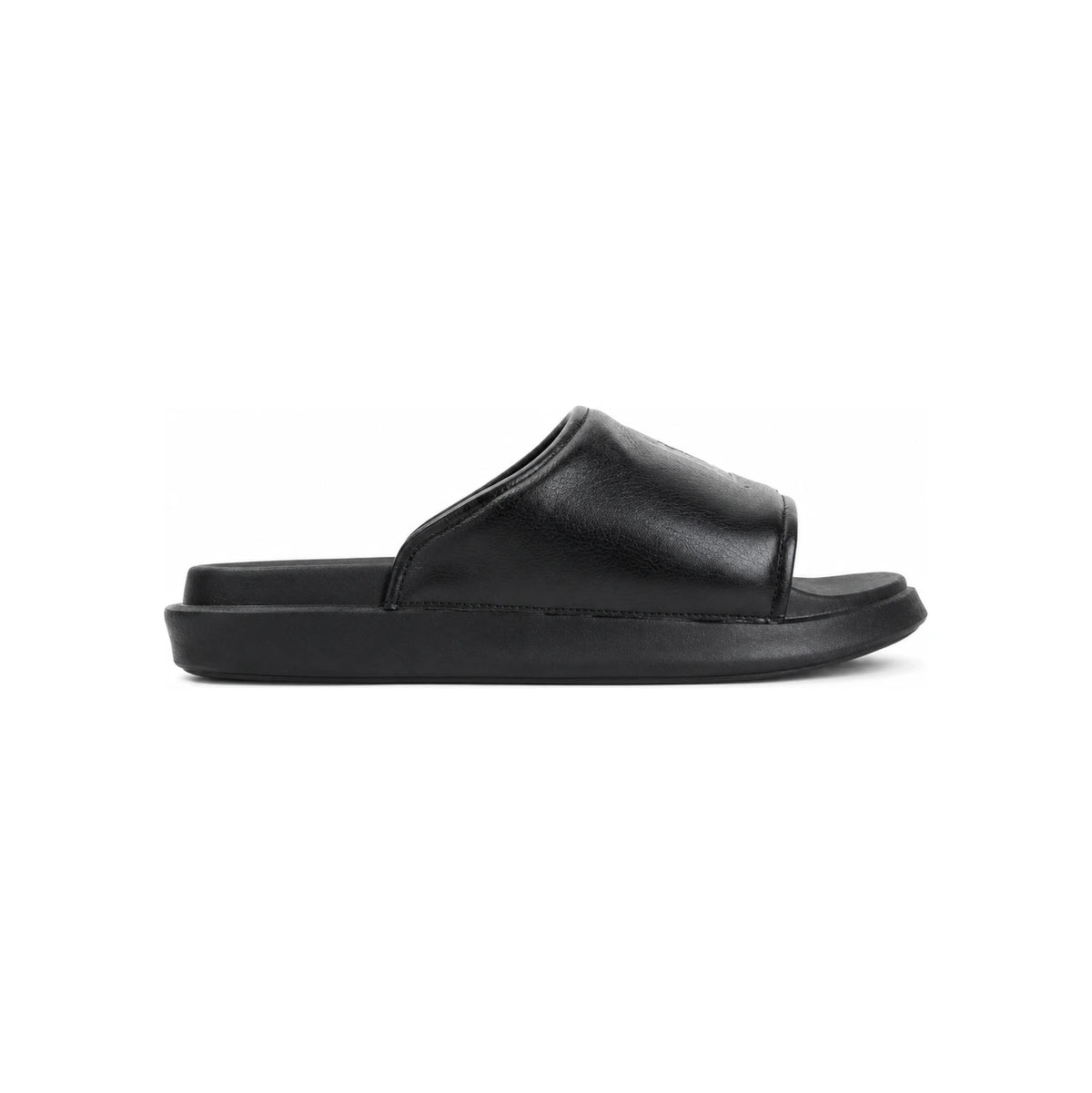 Y-3 Yohji Yamamoto Logo Slide Sandals Black Men's Slippers KI4033