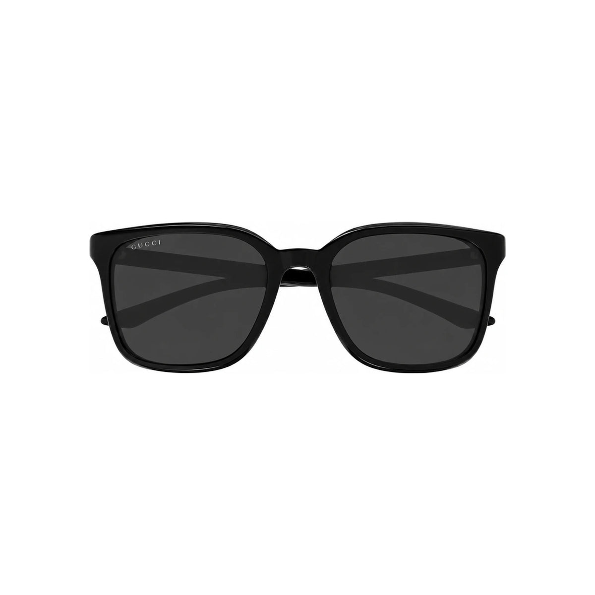 GUCCI Black Rectangular Acetate Sunglasses Unisex Asian Fit GG2080 SK 001