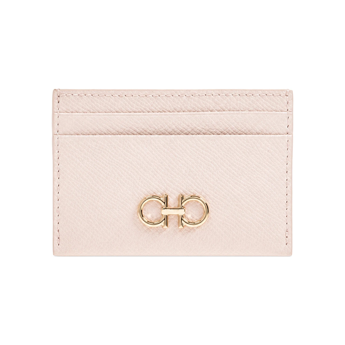 Ferragamo Gancini Leather Card Holder for Women 22 0007 0787034