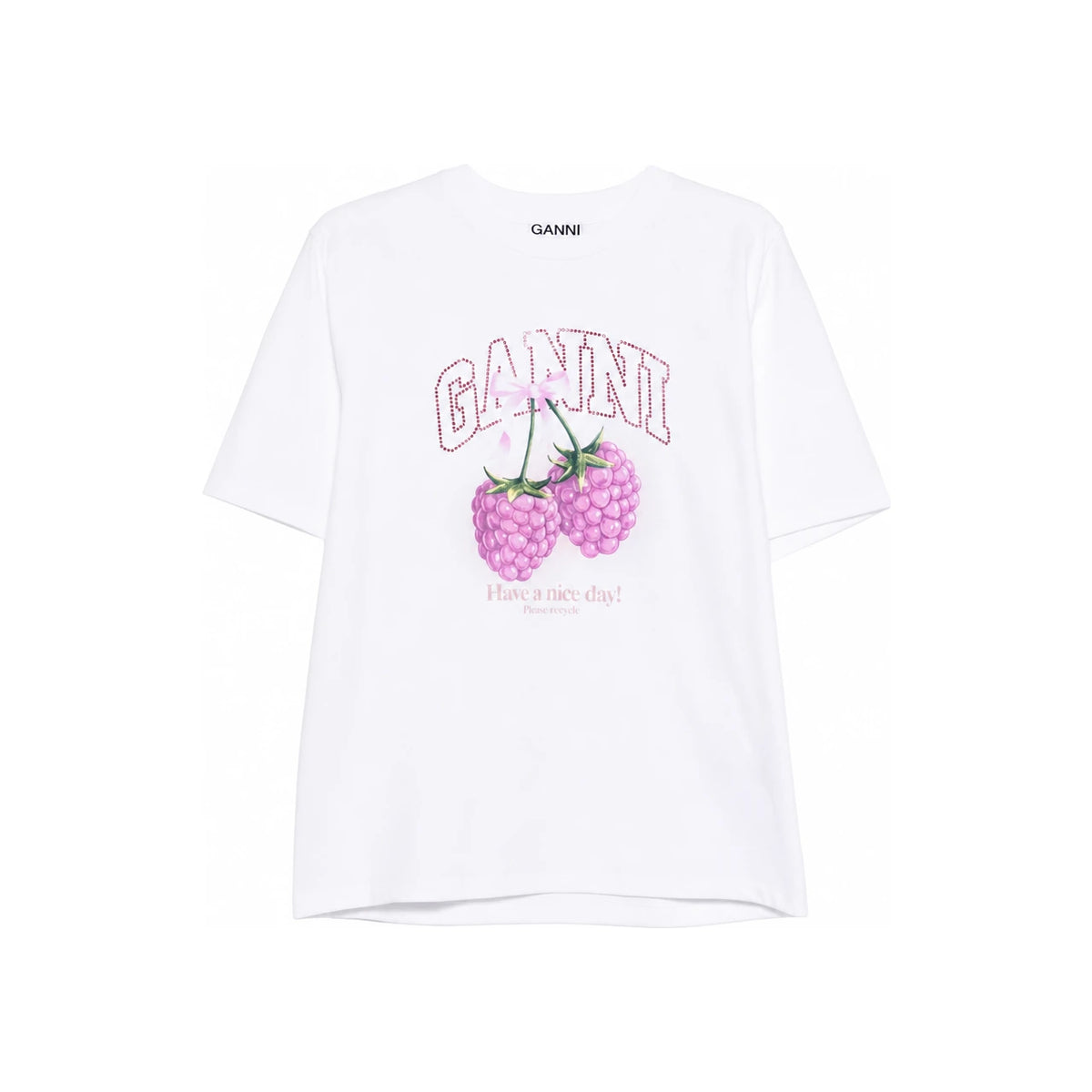 GANNI Women’s Short Sleeve T-Shirt A1050140 151