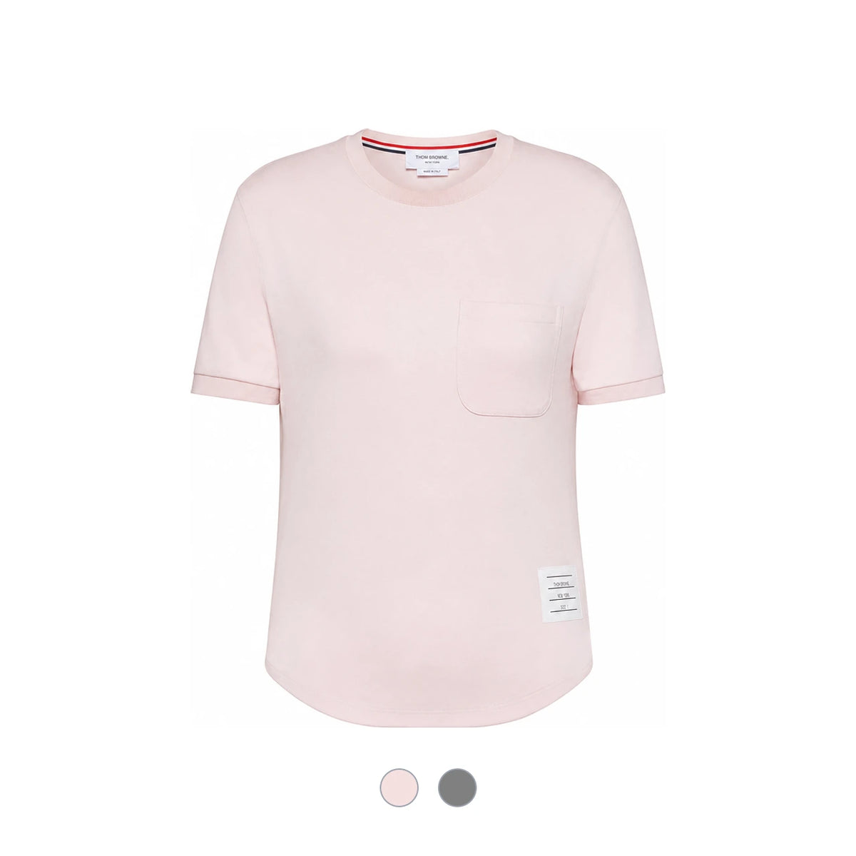 THOM BROWNE Cotton Milano Pocket Short Sleeve T-Shirt