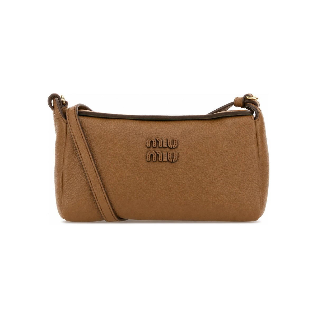 Miu Miu Small Half Moon Leather Pouch Pink 5NF462 2IFL F04YM