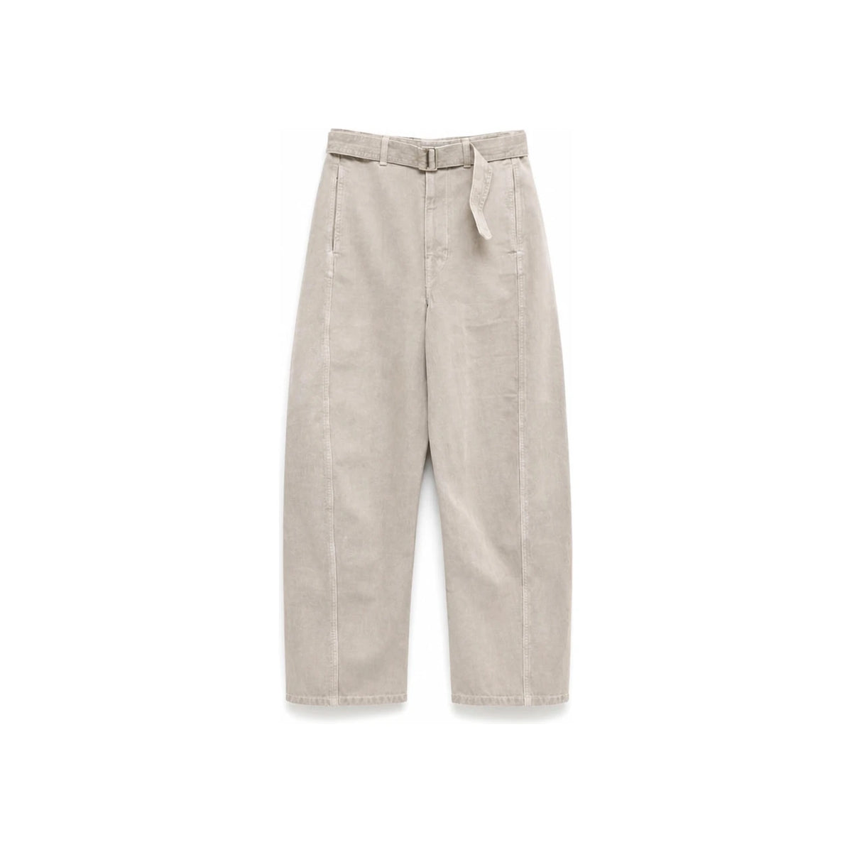 Lemaire Black Broken Twill Twisted Belt Classic Pants