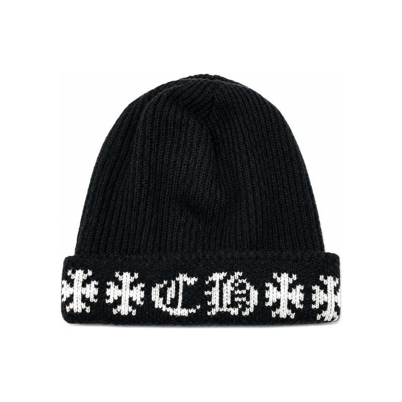 Chrome Hearts Big Daddy Cashmere Beanie Black