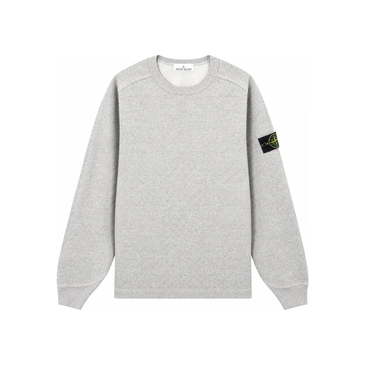 STONE ISLAND Green Cotton Crewneck Sweatshirt for Men