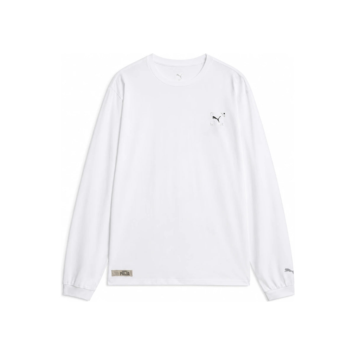 PUMA Long Sleeve Sweatshirt Black Men’s Top 529766 01
