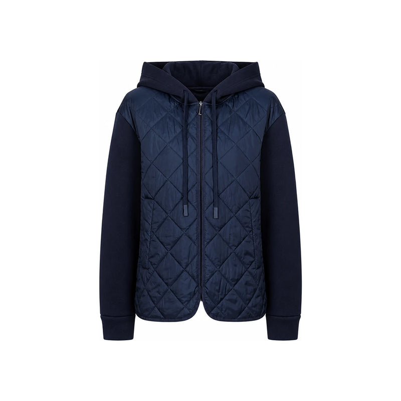 Max Mara Weekend Edito Hooded Quilted Jacket Black Women’s