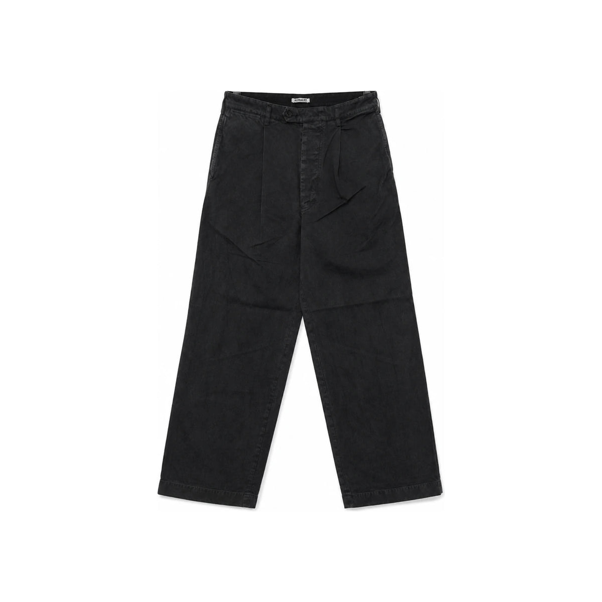 AURALEE Garment-Dyed Light Chino Pleated Wide-Leg Men's Pants A26SP02LF BEIGE