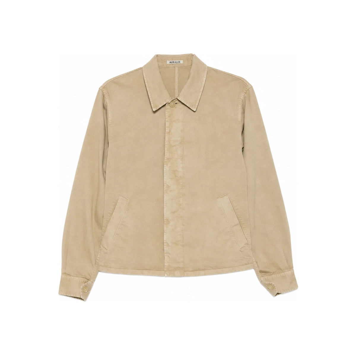 AURALEE Beige Wool Blend Tailored Jacket A26SB01LF BLACK DOM
