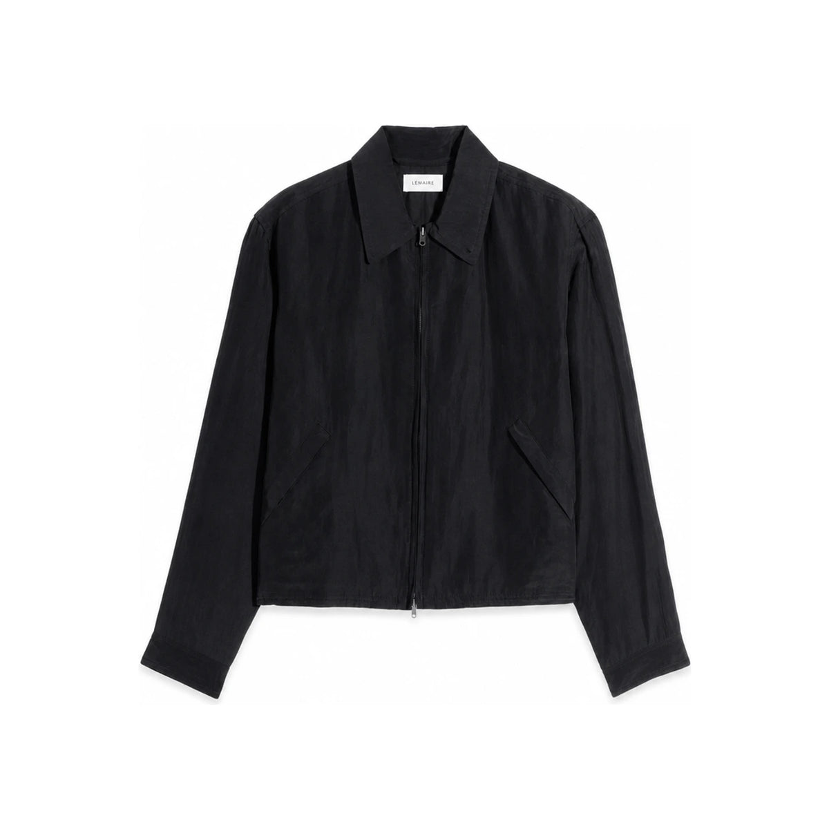 Lemaire Men’s Short Bomber Jacket Black