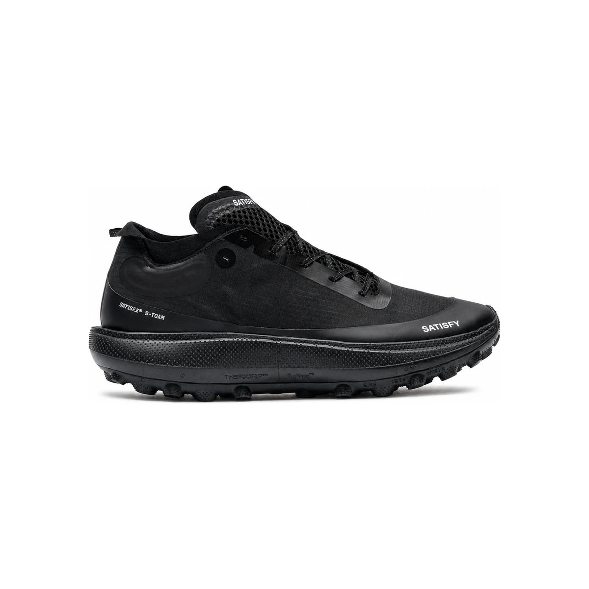 SATISFY Jet Black The Rucker Low-Top Sneakers 40002 02000