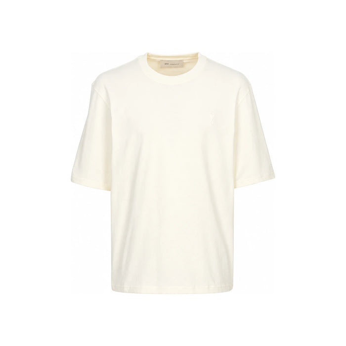 AMI Unisex Short Sleeve T-Shirt White Cotton Top