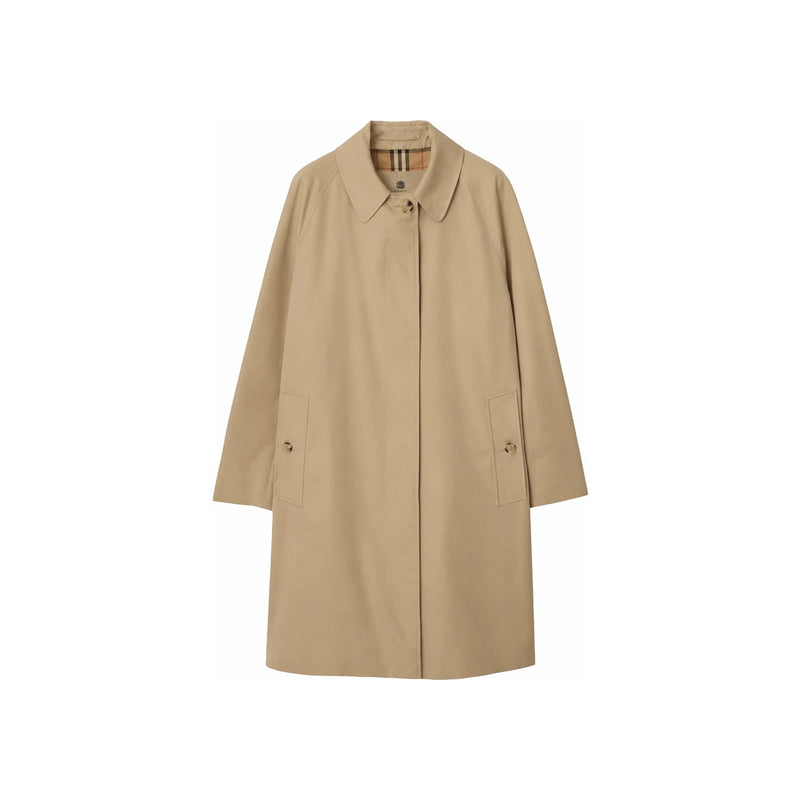 BURBERRY Camden Heritage Trench Coat Women Beige Cotton