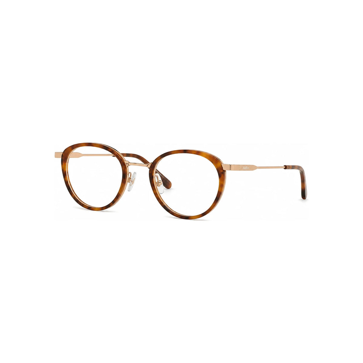 Max Mara Soltex Round Eyeglasses Asian Fit Unisex Accessories MM5167 D 052