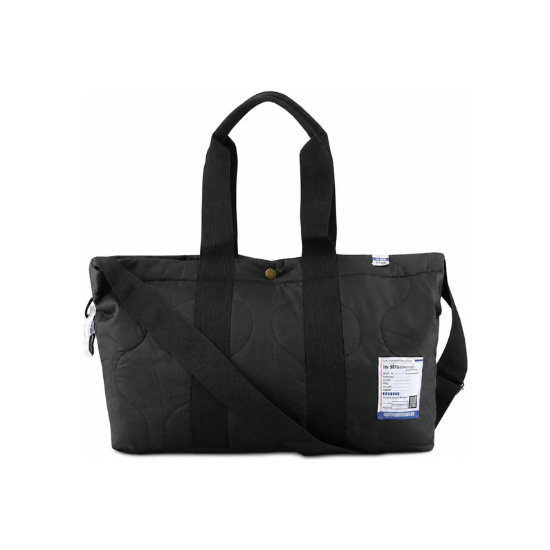 Maison Mihara Yasuhiro Black Quilted Ripstop Tote Bag