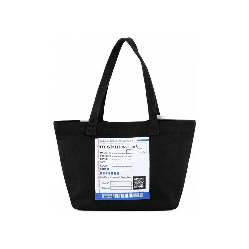 Maison Mihara Yasuhiro Black Big Name Mini Tote Bag