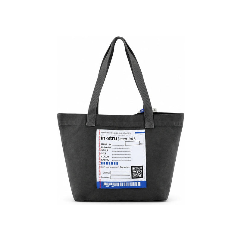 Maison Mihara Yasuhiro Dark Gray Big Name Mini Tote Bag