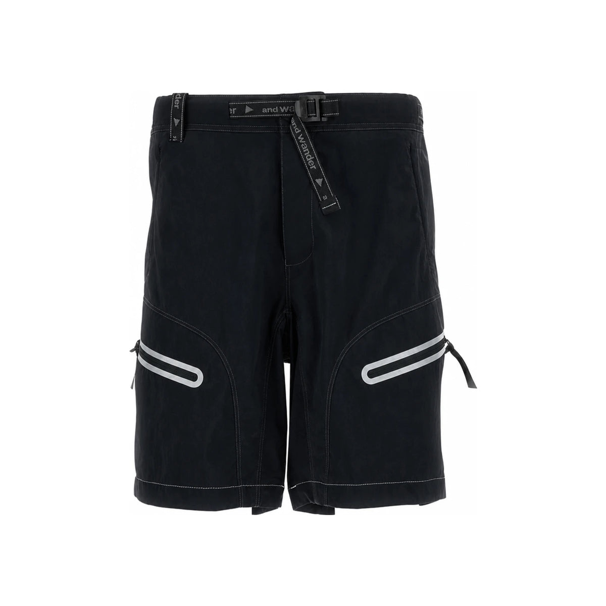 and wander Black Lightweight Outdoor Hiking Shorts
