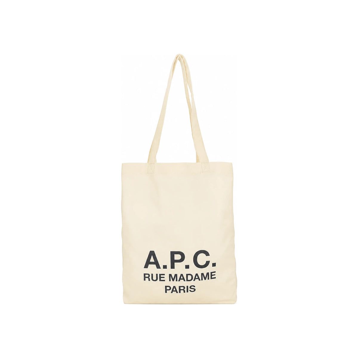 A.P.C. Unisex Cotton Canvas Tote Bag COHMN M67064 BAD NATURAL BEIGE