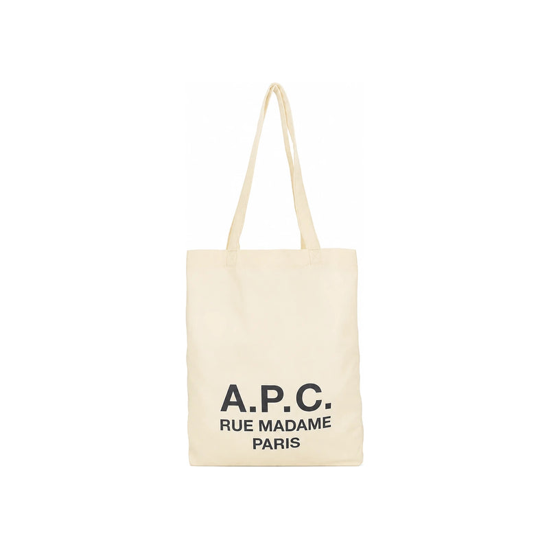 A.P.C. Unisex Cotton Canvas Tote Bag COHMN M67064 BAD NATURAL BEIGE