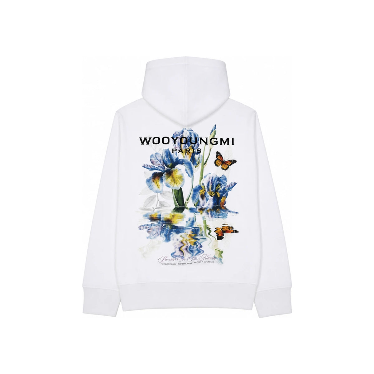 WOOYOUNGMI Flower Back Logo Men's Hoodie