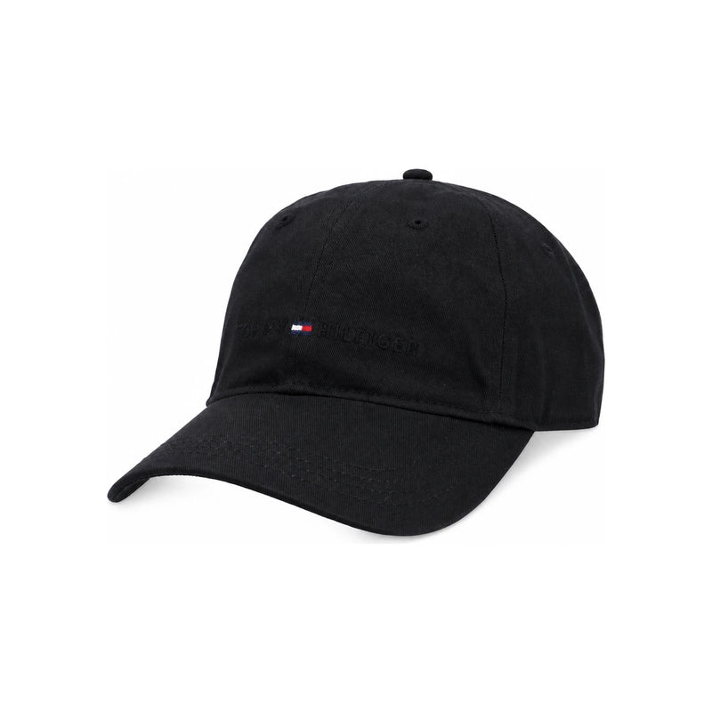 TOMMY HILFIGER Unisex Cotton Baseball Cap Black