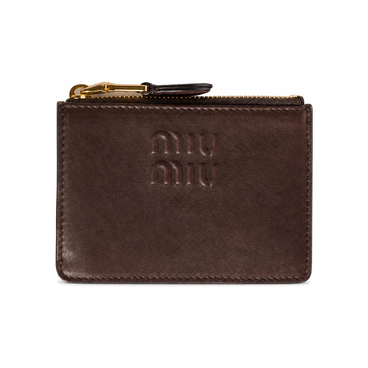 Miu Miu Nappa Leather Card Holder Navy 5MC093 AEFX F0NBL