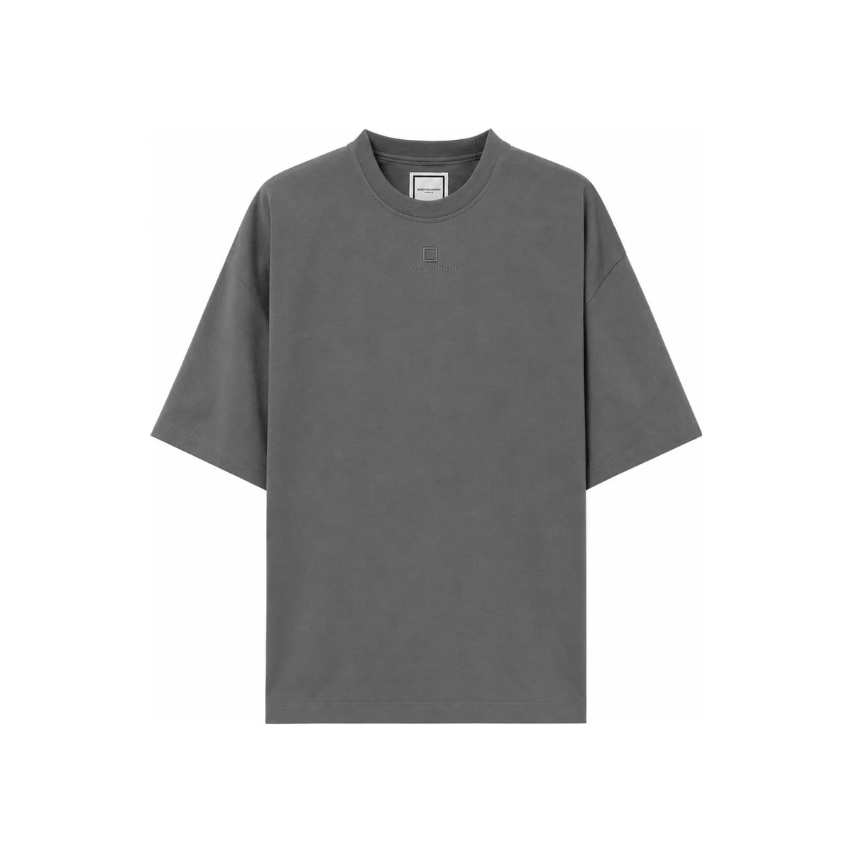 WOOYOUNGMI Embroidered Logo Cotton Oversized Short Sleeve T-Shirt W261TS10 732G