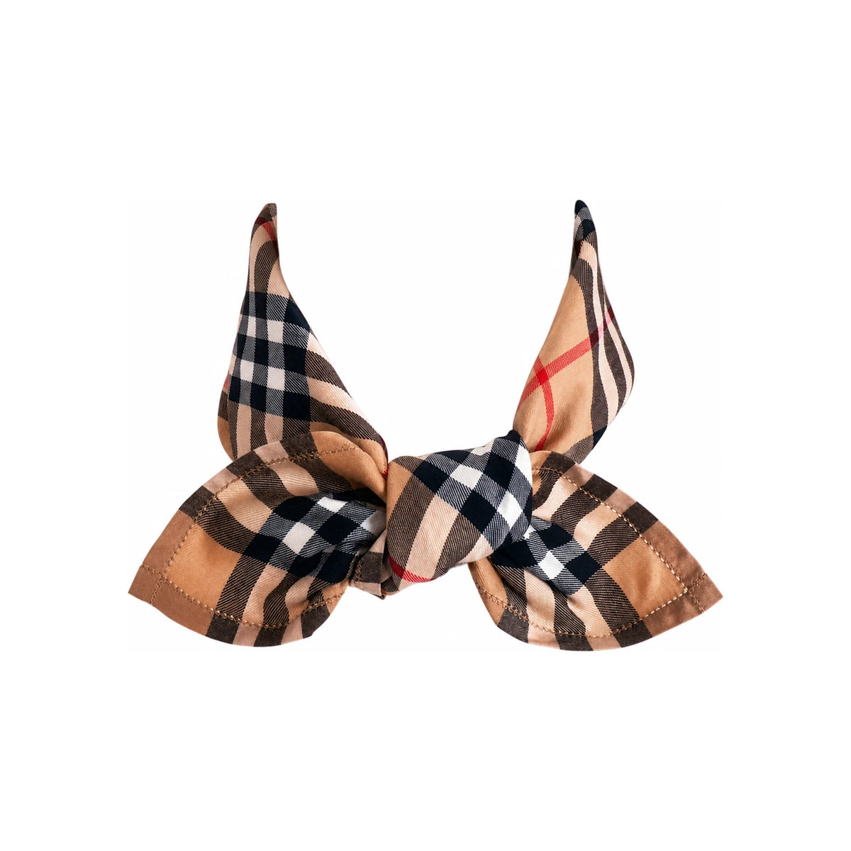 BURBERRY Classic Nova Check Petite Scarf Beige Cotton Unisex