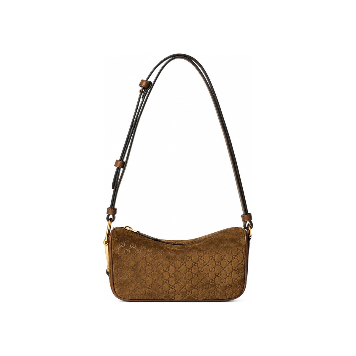 GUCCI Half Horsebit Mini Shoulder Bag Ivory Crossbody Bag 860784
